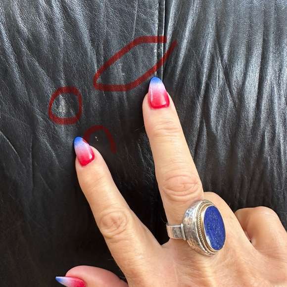 Vintage Bloomingdale’s black soft buttery lambskin leather Sz S calf length coat - Picture 7 of 10